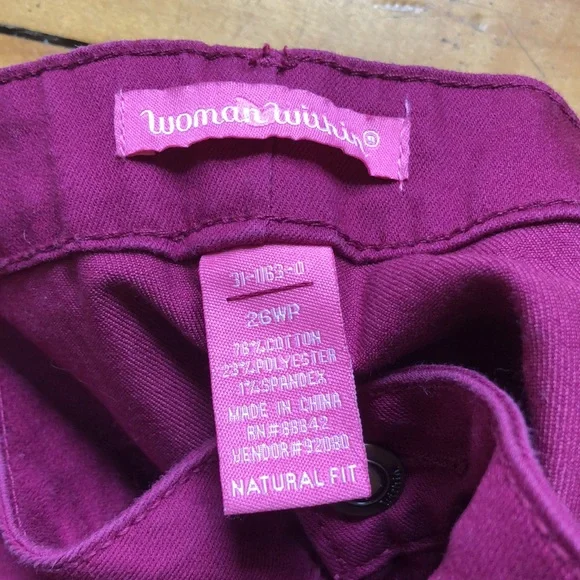 Woman Within boot cut jeans 26P - Picture 5 of 5